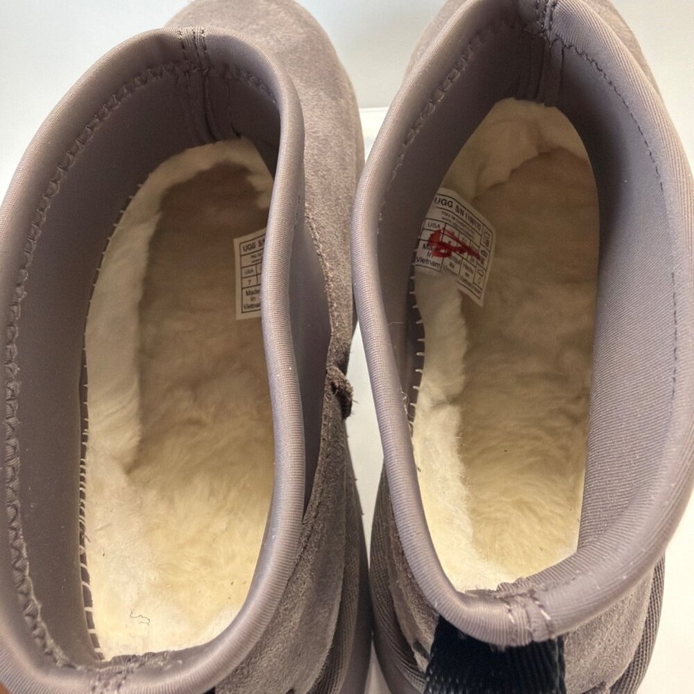 Ugg Classic Mini Dipper Boots Thundercloud Gray W… - image 4